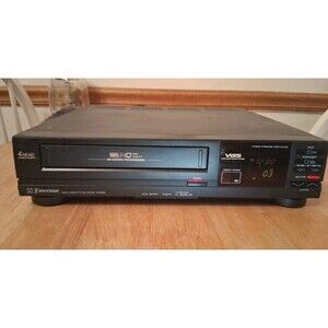Emerson VCR4000 VHS Video Cassette Player 4 Head, Powers On, Untested